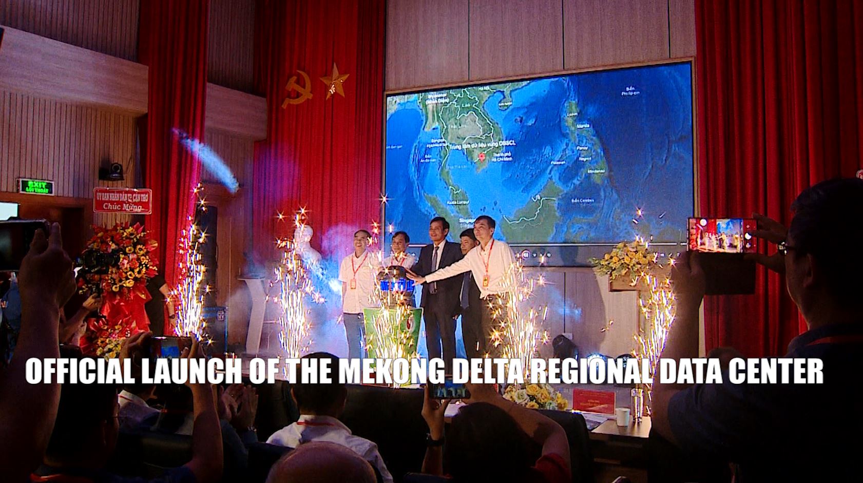 Official launch of The Mekong delta regional data center